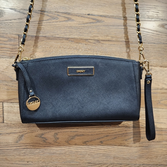 DKNY Leather Crossbody Purse - Picture 1 of 4